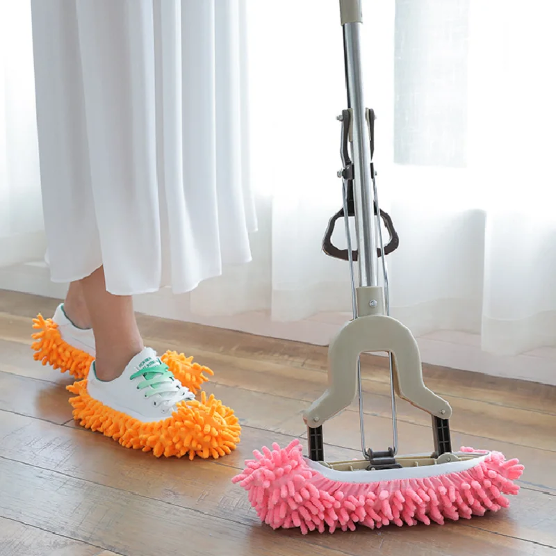 Kitchen Accessories Mop Cap Waterproof Lazy Shoe Cover for Goods Cleaning Slippers Floor Dust Removal Gadgets | Дом и сад