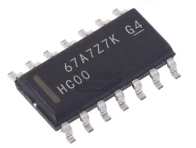 

SN74HC00DR Quad 2-Input Positive NAND Gate, SOIC-14