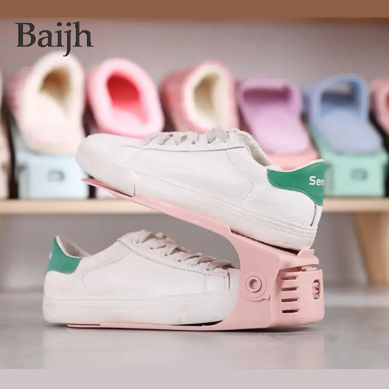 10 шт. Пластиковые регулируемые шкафы для хранения обуви | Дом и сад