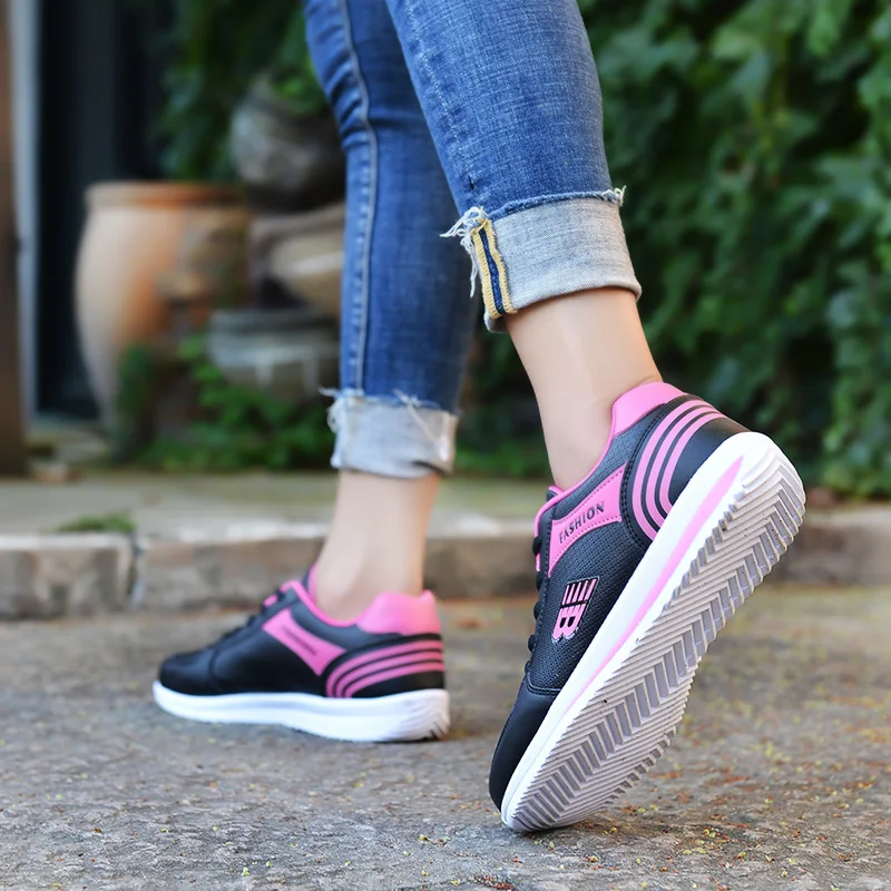 Женская обувь для игры в гольф Водонепроницаемый без шипов спортивные кроссовки