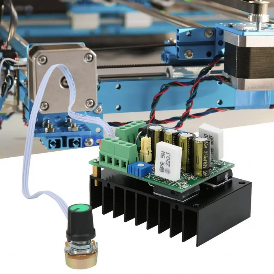 PWM контроллер скорости двигателя постоянного тока 12 50V 15A с защитой от перегрузки