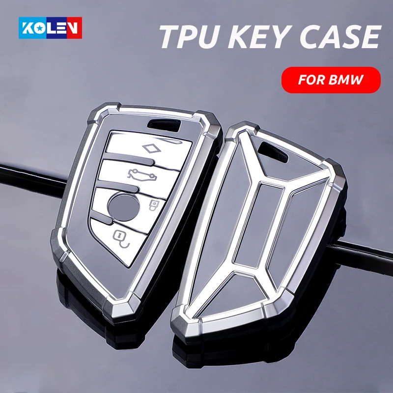 Мягкий ТПУ чехол с полным покрытием автомобильного ключа дистанционного