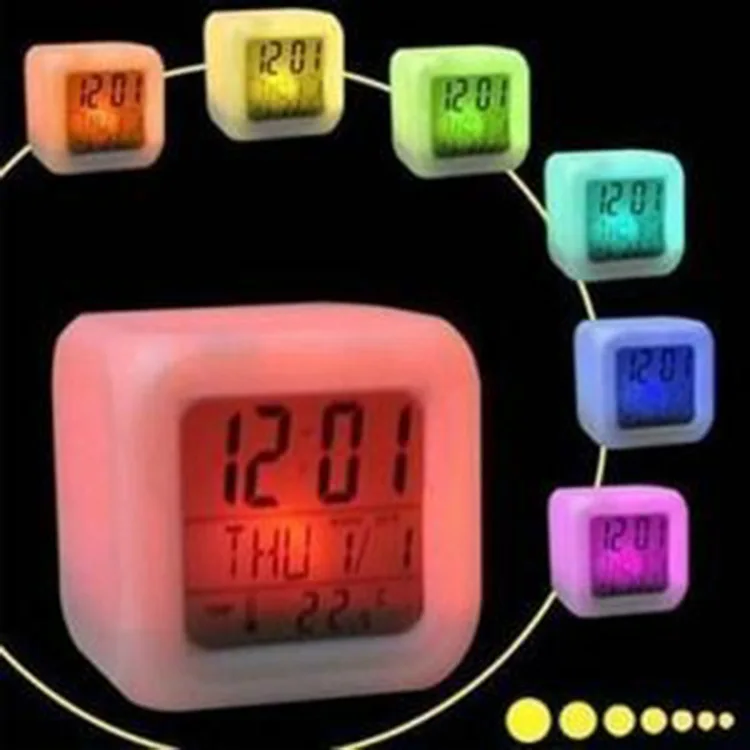 Красочные Настроение Будильник мультфильм цветной будильник ленивый