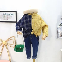 shirts for girls kids clothing kids clothes 2022 new spring autumn top girl fashion plaid shirt kids fall clothes