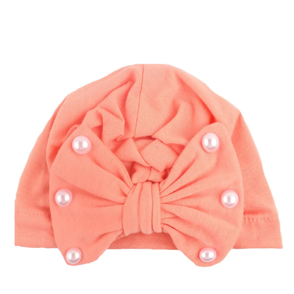 Детская Шапка новинка новорожденный мальчик девочка однотонный галстук-бабочка