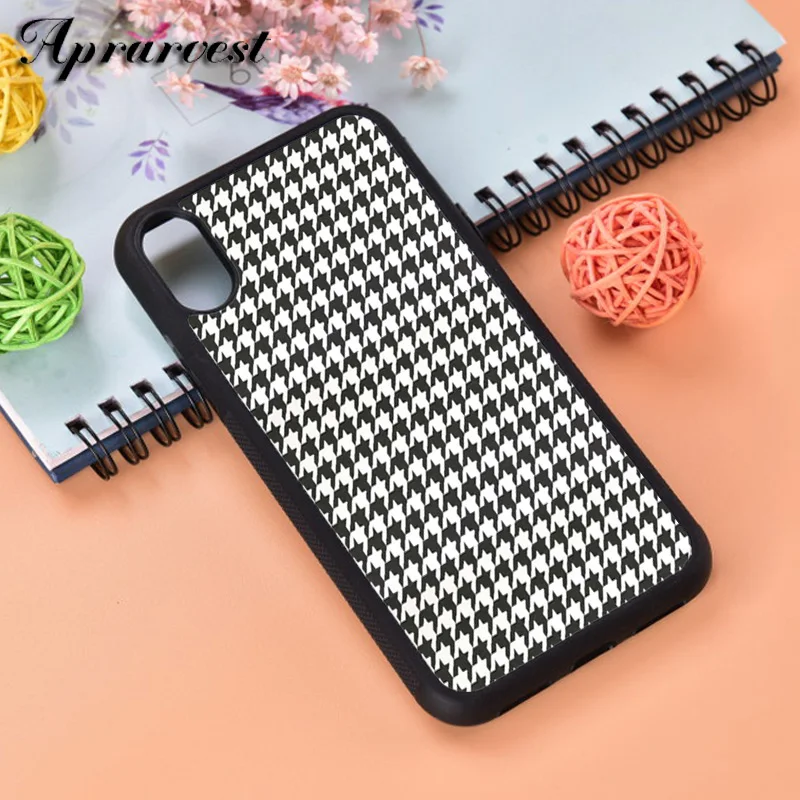Aprarvest Белый Черный корова символ шаблон печати чехол для телефона iPhone 5 5S SE 6 6S 7 8 PLUS
