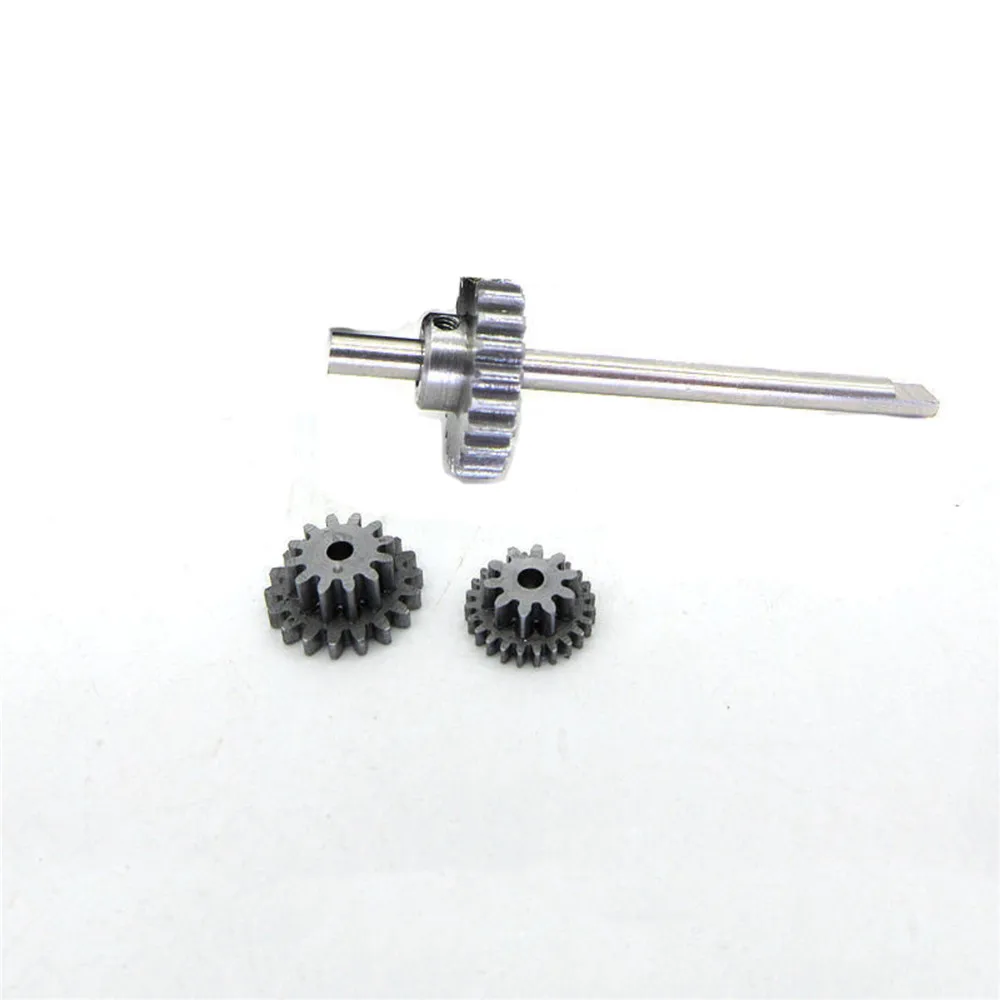 

3PCS Gearbox Steel Gears Set & 1PCS D Shaft for WPL D12 RC Model Car Modification Accessories