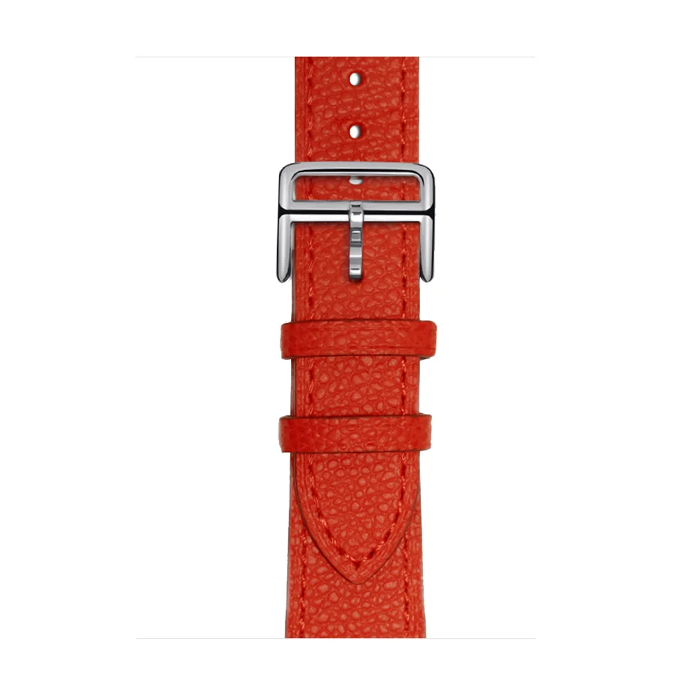 Howk ремешок для часов Apple Watch Series 4 3 2 1 38 мм 40 мм 42 мм 44 мм браслет умные аксессуары наручные часы для Apple Watch Herme Band - Цвет ремешка: Cross Pattern Red