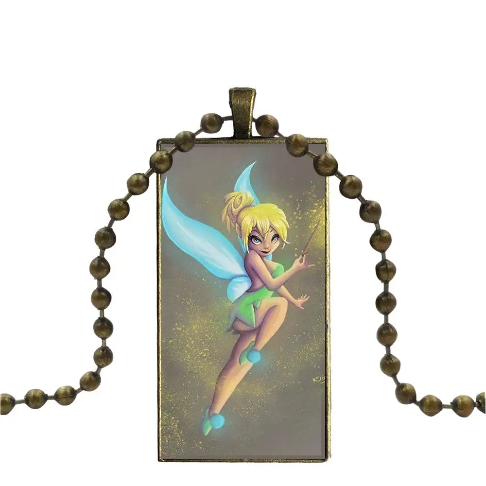 Для унисекс Lindas Imagens Da Tinkerbell Tink Дизайн Модные Винтажные стеклянные женские