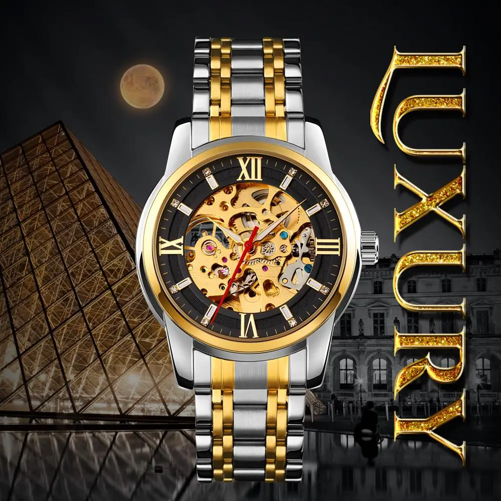 

2020 Luxury SKMEI 9222 Men Automatic Watch Fashion Couple Dress Watches Male Clock Waterproof Wristwatch Relogio Masculino