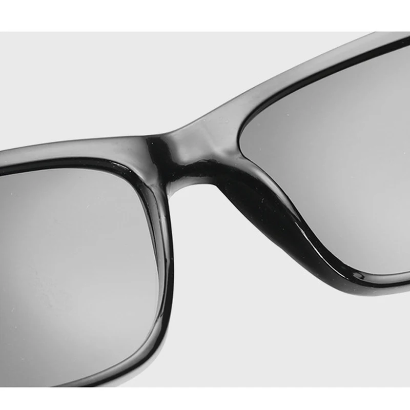 Солнцезащитные очки для мужчин и женщин квадратные поляризационные фотохромные