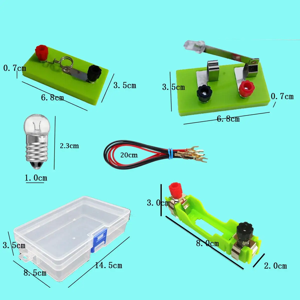 

Physical Electrical Circuit Experiment Tools Physics Experiment Kit Lab Electricity Circuit Learning Supply Model For Students