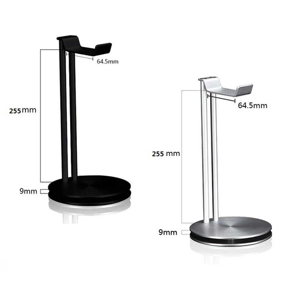 

Desktop Universal Durable ABS Aluminum Alloy Headset Stand Holder Lightweight Headphone Display Hanger Storage Rack