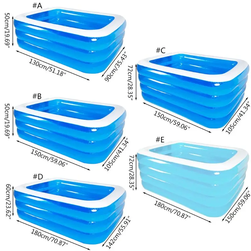 

inflatable swimming pool adult children family full size leisure swimming pool