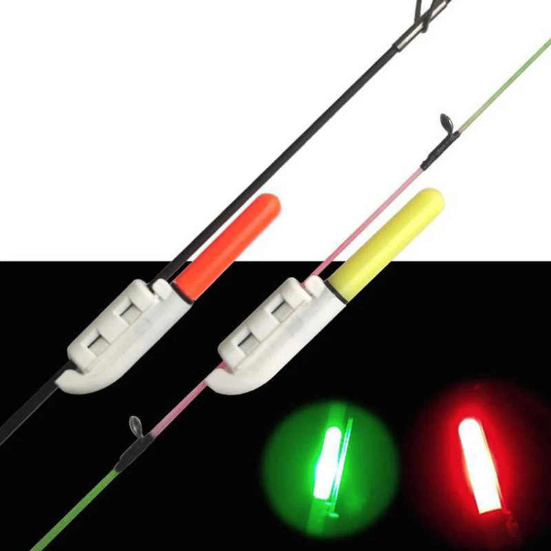 

Рыболовная электронная удочка, со светодиодной подсветкой, съемный водонепроницаемый поплавок, ночная рыбалка с аккумулятором, 1 комплект
