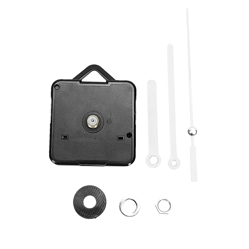 

1 Pack Replacement Wall Clock Repair Parts Pendulum Movement Mechanism Quartz Clock Motor With Hands & Fittings Kit