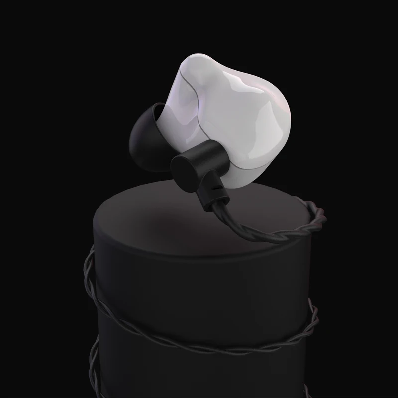 VS3 white VSONIC VS3 Айсберг Динамический драйвер HiFi аудио в ухо монитор наушники с 2 Pin 0,78 мм съемный кабель - Цвет: VS3 white