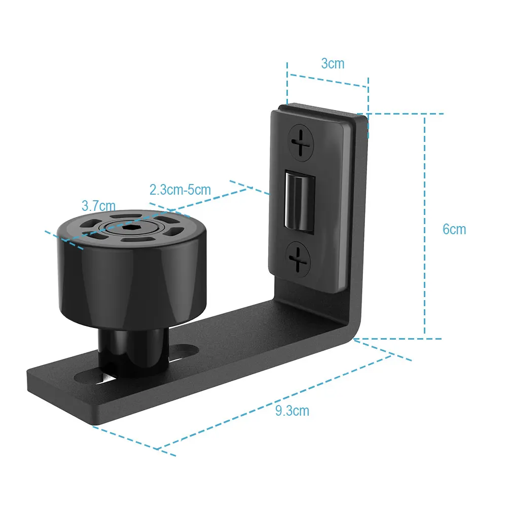 Регулируемая направляющая для раздвижного пола настенное крепление двери сарая