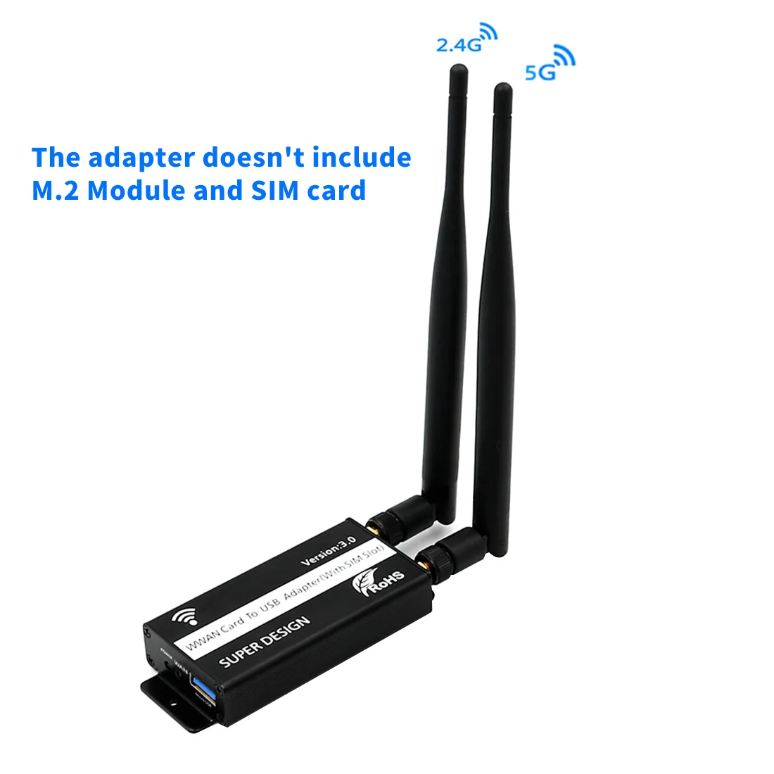 XT-XINTE беспроводной M.2 ключ B к USB3.0 адаптер с слотом для sim-карты WWAN/LTE/4G модуль
