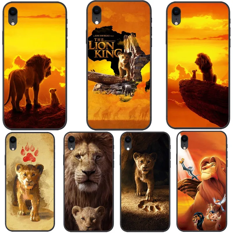 Чехол для телефона из мягкого силикона и ТПУ с рисунком Lion King чехол Apple iPhone 8 7 6 6S Plus