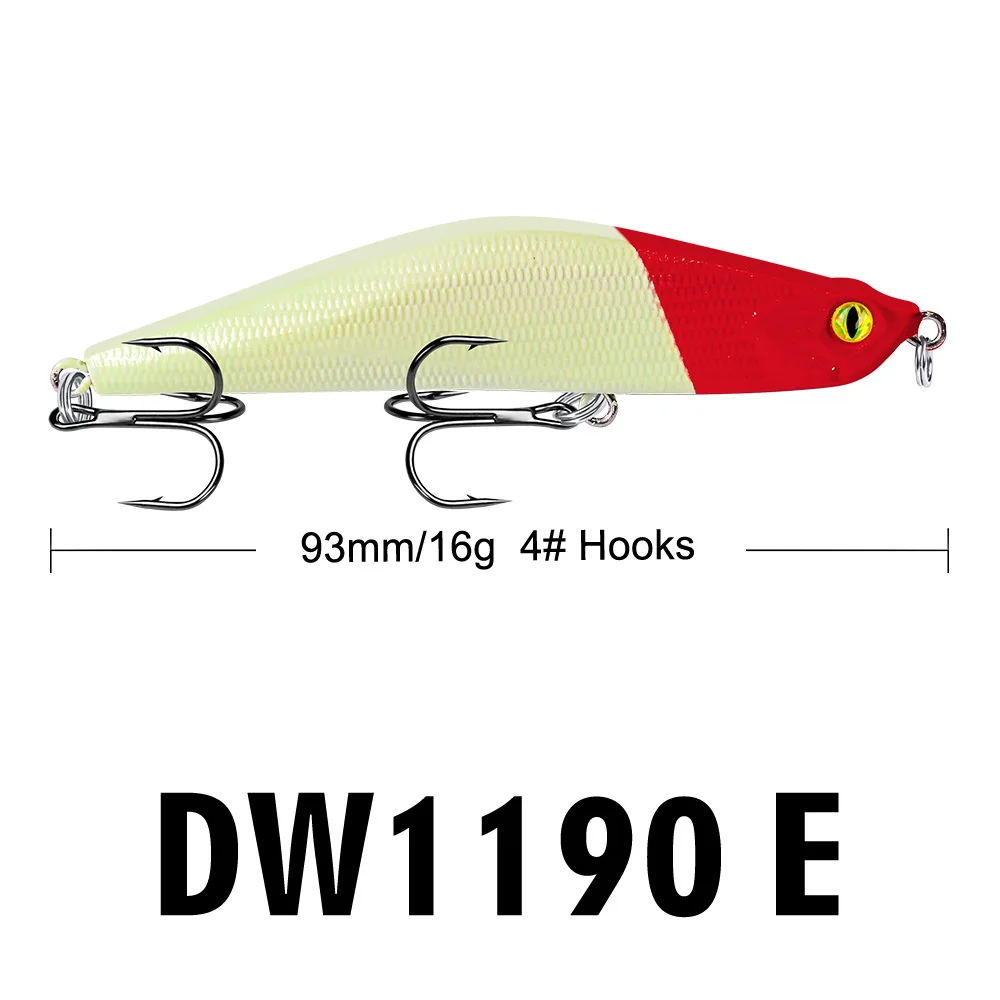 

1pc 9.4cm/16g Artificial VIB Fishing Lure 3D Eyes Hard Bait Diving 0.6m--1.8m Top Water Swivel Baits Winter Sea Fishing Tackle