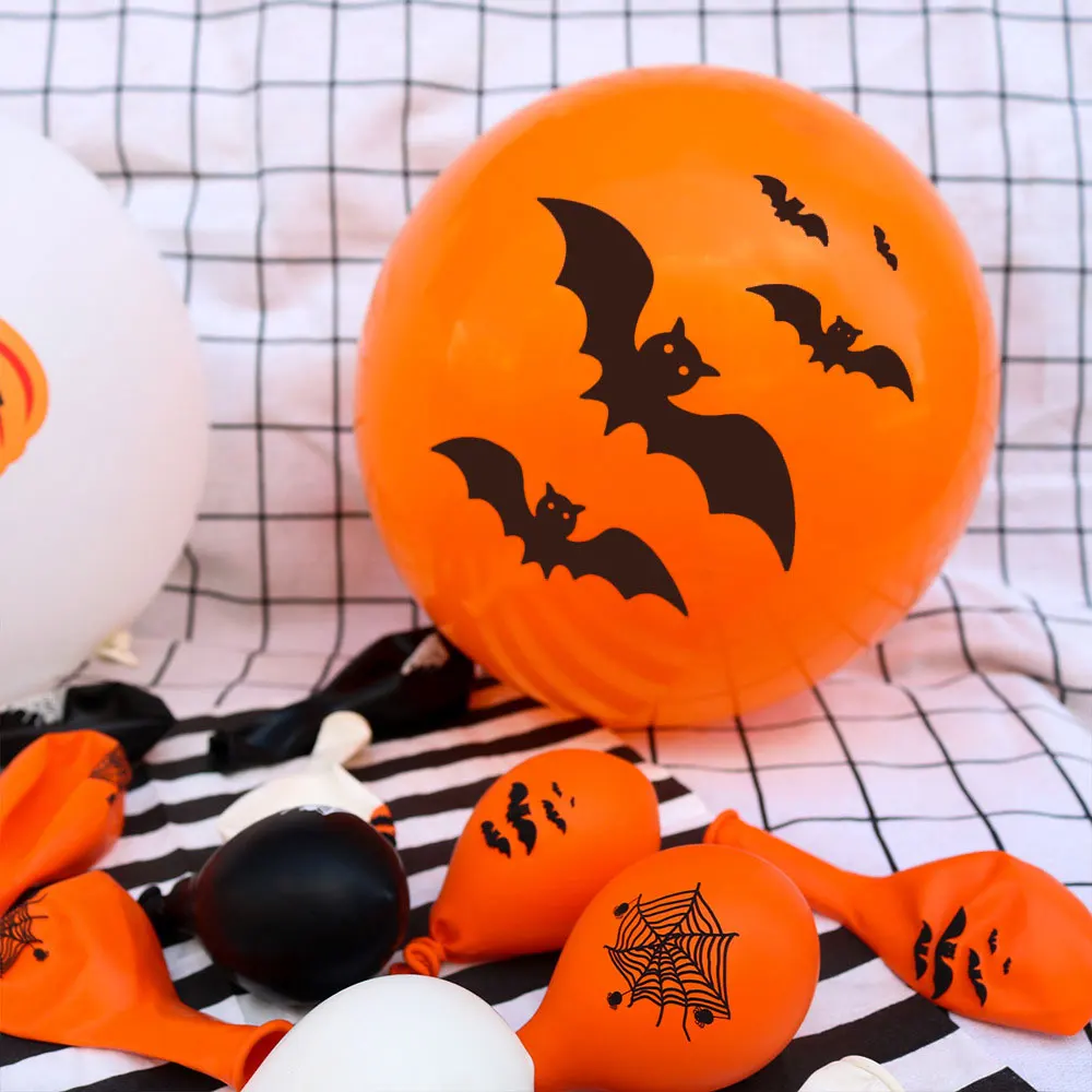 

12inch Halloween Spider Web Spoof Latex Balloons Kids Adults Birthday Decorations Anniversaire Wedding Ballons Party Supplies