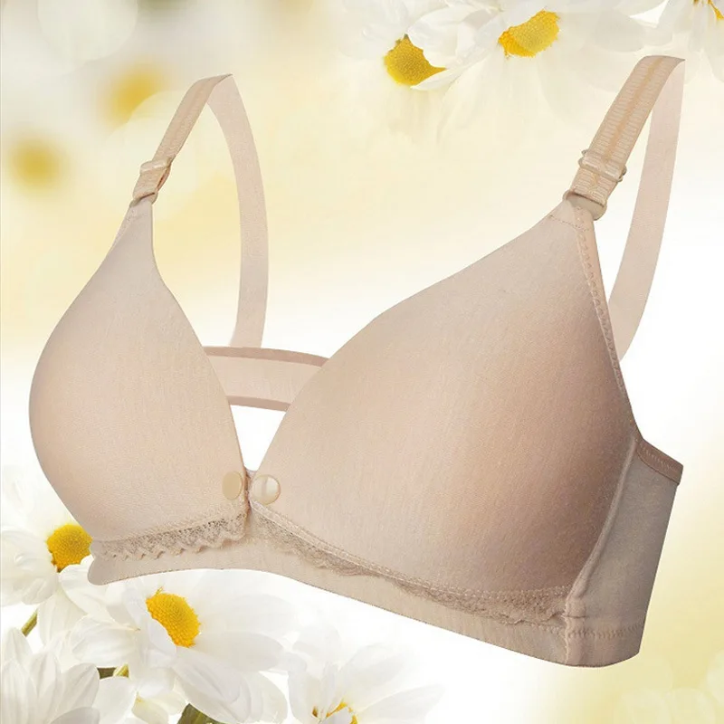 

2020 Maternity Nursing Bra for Feeding Nursing Bras Underwear Breastfeeding Clothes for Pregnant Women Gravidas Front Clasp Bra