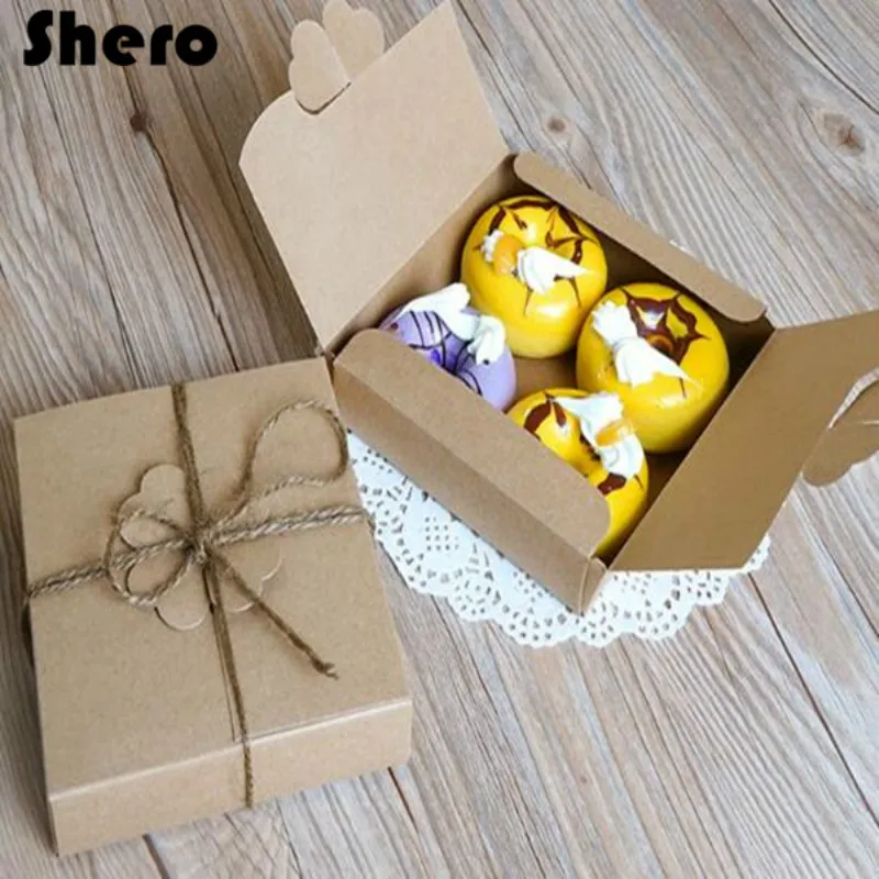 10 шт./лот Розничная крафт-бумага подарочная упаковка коробка подарок мыло ручной