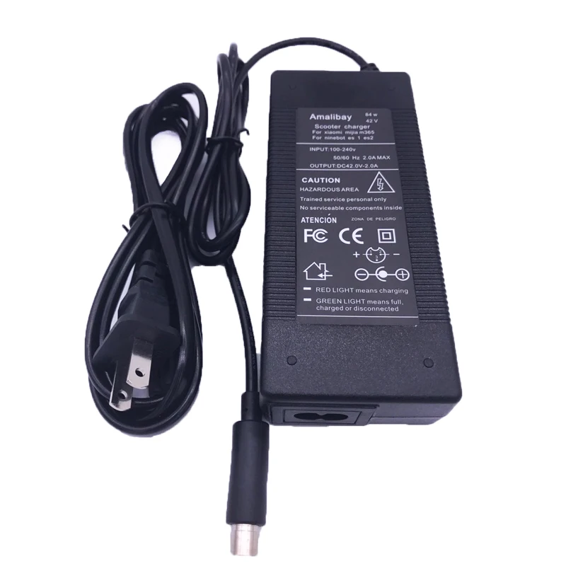 Charger Запчасти для электрического скутера Xiaomi M365, скутер, крыло, подставка, световая приборная панель, материнская плата, дисковые тормоза для Xiaomi M365 Pro, часть - Цвет: Charger
