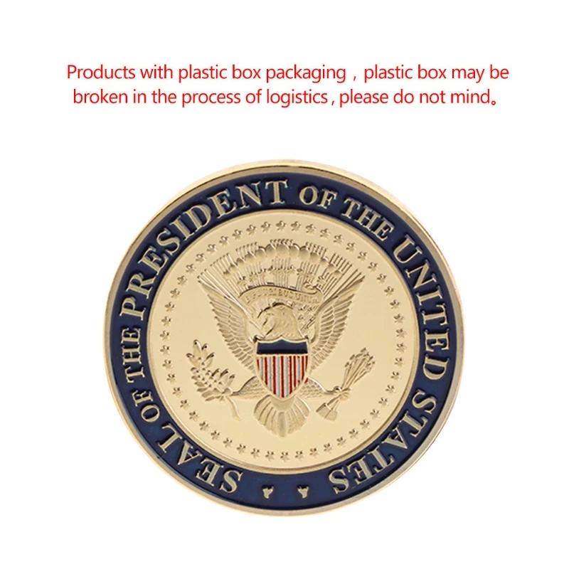 

Commemorative Coin US 45th President DOnald Trump Collection Arts Gifts Souvenir