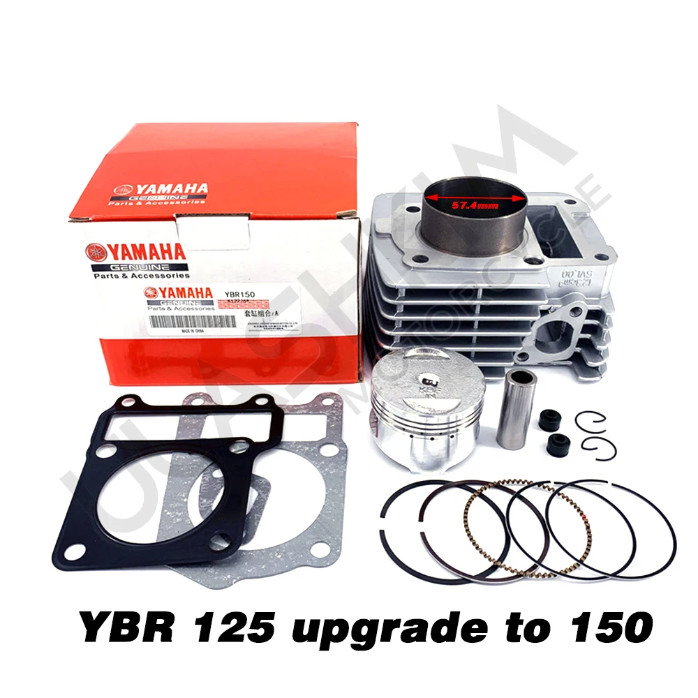 

Для Yamaha YBR125 JYM125 JS125-2-3 - G - K - 6 футов 6 дюймов Большой Play F коллекция поршня цилиндра 54 мм обновление до 57,4 мм