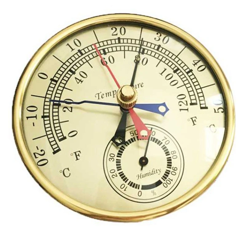 

Настенный гигрометр, устройство для измерения температуры и влажности в доме и на улице, 5 дюймов