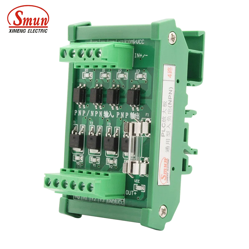 4 канальная Плата усилителя PLC изоляция NPN/PNP Универсальный вход выход NPN