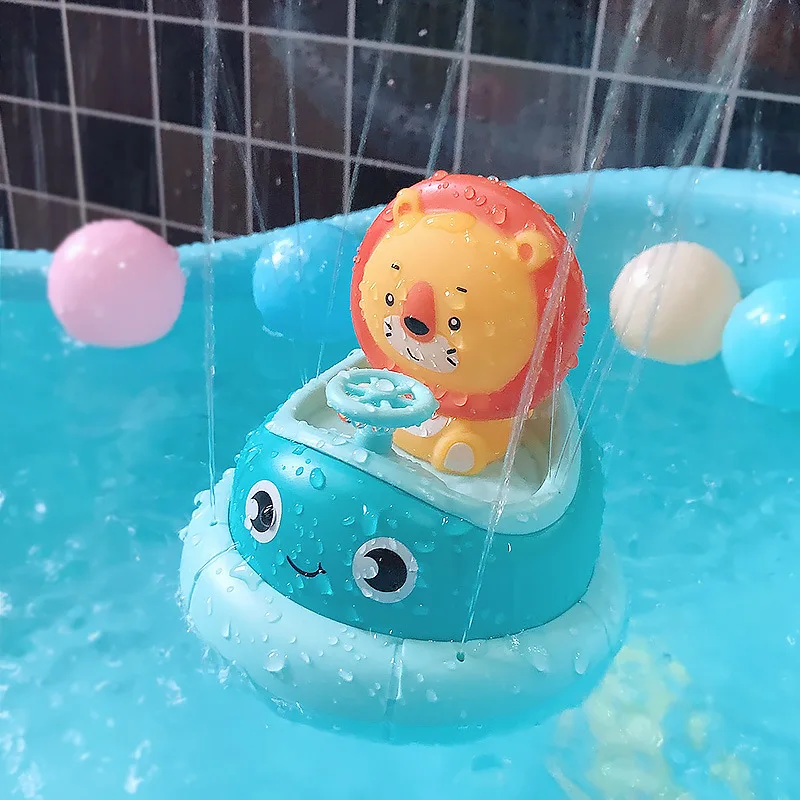 

Baby Bath Toys Electric Spray Water Rotate Shower Pool Kids Toddler Swimming Party Bathroom Toys For Children Gifts