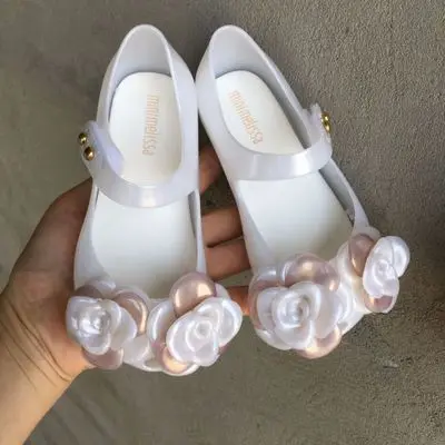 as pic3 Mini Melissa/сандалии для девочек; коллекция года; Летняя обувь с рисунком Микки и Минни; прозрачная обувь; сандалии для девочек; нескользящие детские сандалии для малышей - Цвет: as pic3