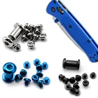 1 полный набор, титановый сплав, Ручка ножа, винты для BenchMade buподажа 535, прямой шпиндель, изготовленный на заказ, сделай сам, инструмент для ремонтных деталей