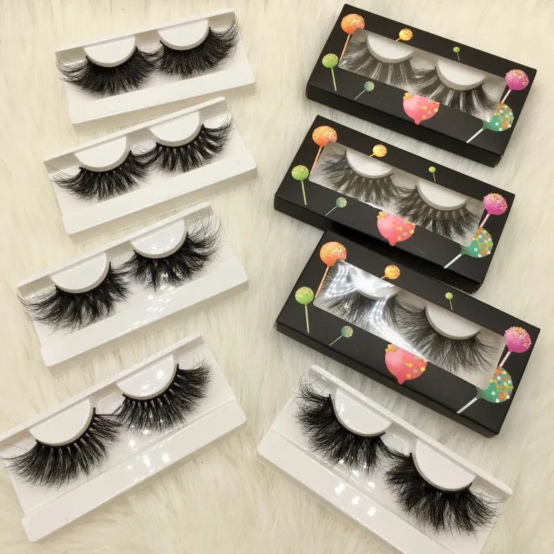 MixedLashes BlackBox Пушистые ресницы 25 мм, норковые ресницы, 6 пар/лот, новые стили, Упаковочная полоска, 3d ресницы от поставщика - Цвет: MixedLashes BlackBox