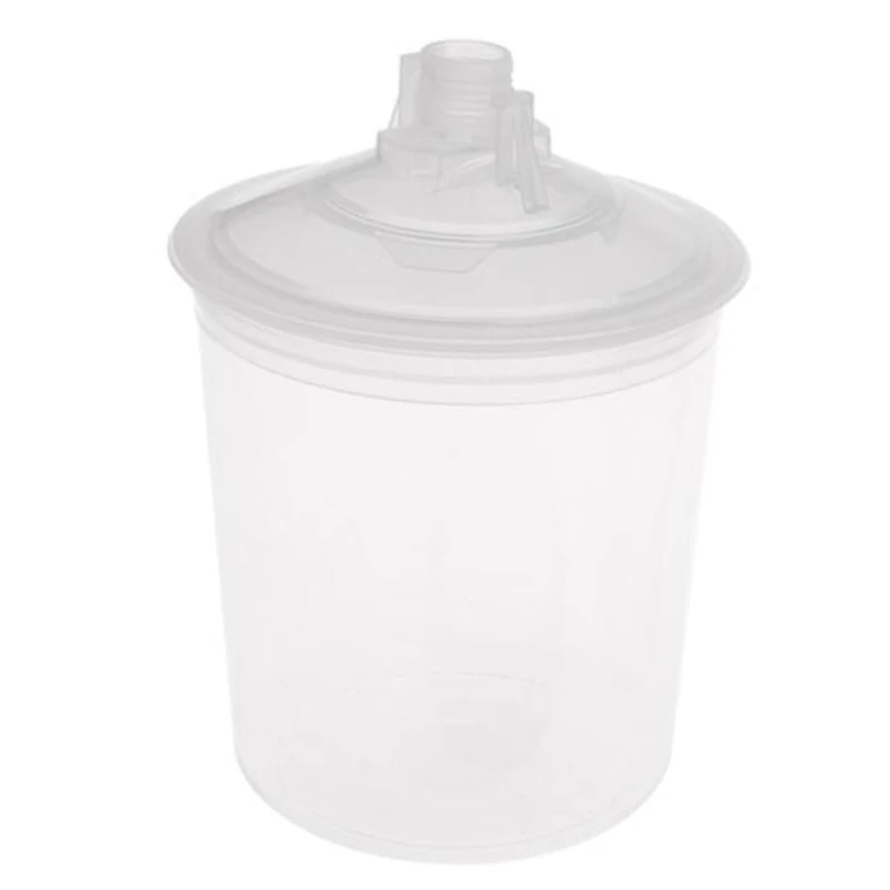 

Plastic Paint Mixing Cups Mixing Pot Paint Mixing Calibrated Cup Set Inner Cup with Lid for Spray-Gun Paint Liquid 600ML