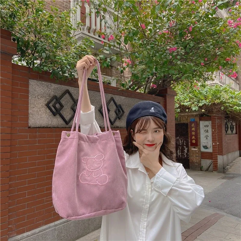 

2020 New Women Large Capacity Canvas Bags Eco Reusable Shopping Bags with Shoulder Bag Girls Students Casual Handbag Tote Beach