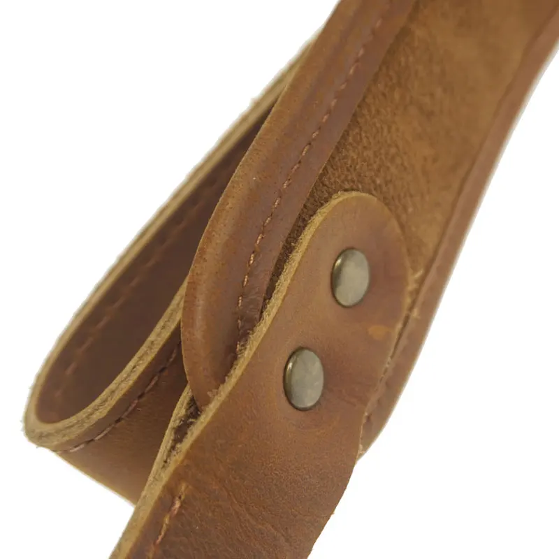 Аксессуары для охотничьего ружья кожаный ружьё слинг черный/коричневый