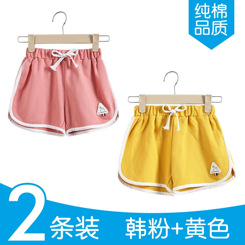 

Шорты для девочек уличные универсальные детские спортивные Весенняя детская одежда тонкая летняя одежда хлопковые брюки для детей старшег...