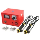 Электронная авторучка, устройство для пирографии, фотография, 50 Вт, 220 В, 2 шт., ручка, 46 шт., наконечников для припоя для тыквы, доски, кожи, лая