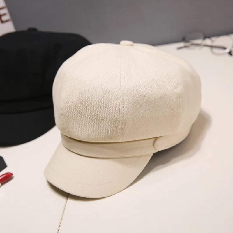 Восьмиугольная шляпа осень и зима новый берет для женщин Корейская версия