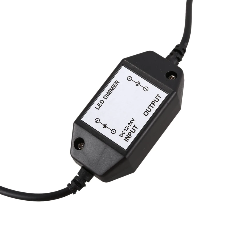 12V / 24V 6A светодиодный регулятор яркости для легкой очистки цвета черный | Лампы и