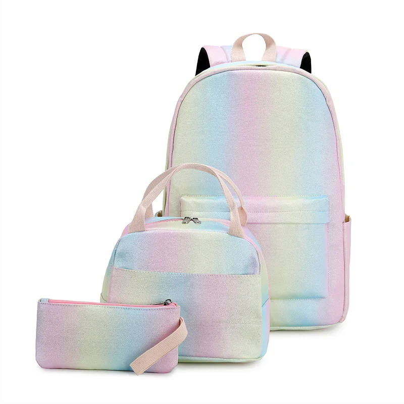 

New 2021 Fashion Backpacks School Children Schoolbags For Girls Primary School Book Bag School Bags Printing Backpack Set
