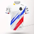 Новинка 2021, униформа национальной команды G2, униформа LOL CSGO DATA2 G2, футболка поддержки французской команды, одежда