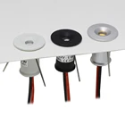 1 Вт Мини светодиодный точечный светильник 12 В 1 Вт потолочный светильник с регулируемой яркостью для шкафа витрина свет IP65 даунлайт лестница спальня коридор освещение