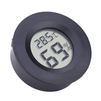 round electronic thermometer and hygrometer indoor digital lcd hygrometer temperature humidity meter c f