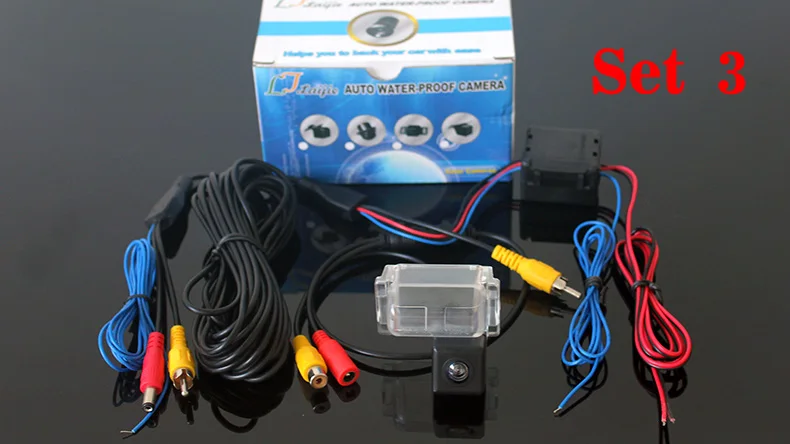 Set 3 Камера заднего вида для Mazda CX-5 CX 5 CX5 KF /с реле мощности цвет HD CCD ночного видения Автомобильная камера заднего вида - Название цвета: Set 3