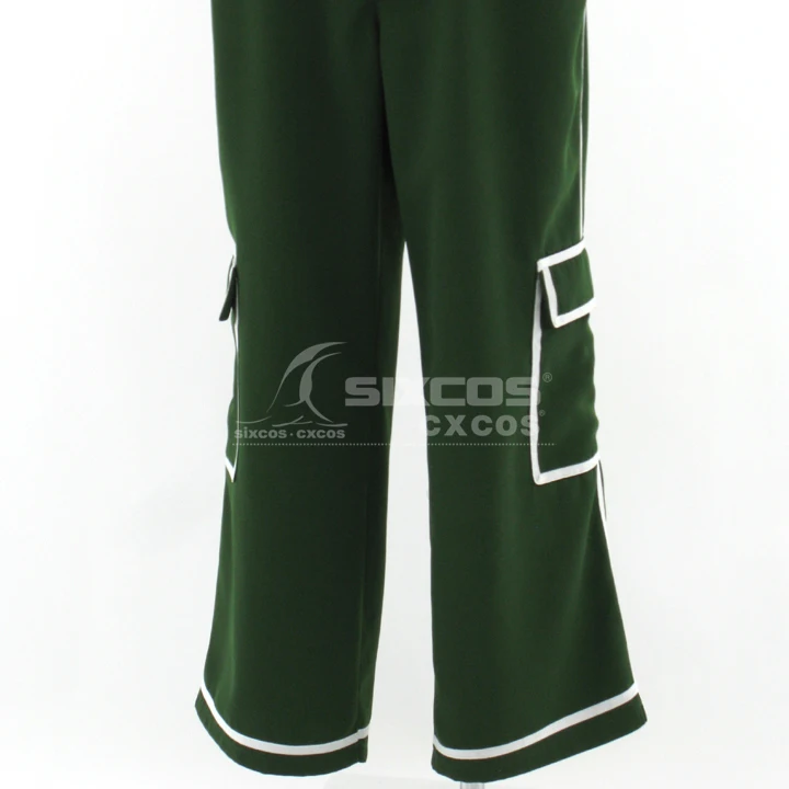 

Anime Panty & Stocking Briefers Rock Cosplay Costume Green Uniform Suit Full Set Unisex Role Paly Clothing Custom-Make Any Size